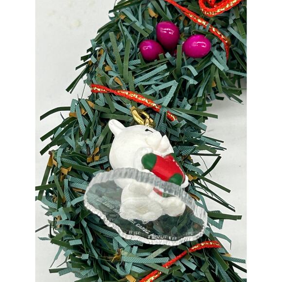 Hallmark Keepsake "Little Frosty Friends" Wreath with Ornaments Set - Picture 7 of 9